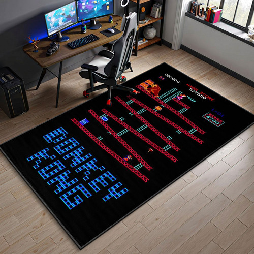 Donkey kong rug retro arcade - rug,