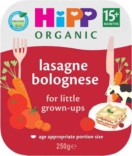 Hipp organic lasagne bolognese - organic,