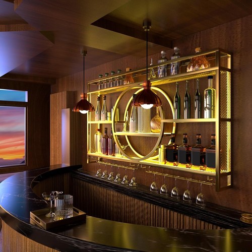 Wall mounted wine - mounted,