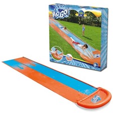 16 ft Bestway H20GO! Double Lane Water Slide Inflatable Slip and Sprinkle Slide