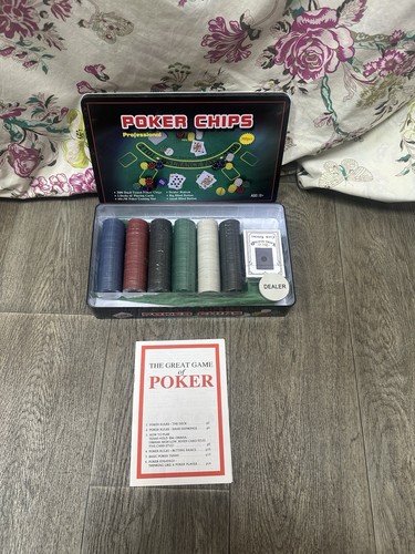 Poker chip set for texas - set,