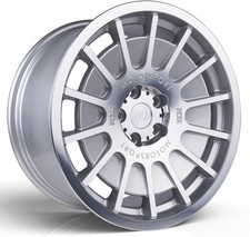 Alloy Wheels 18" 3SDM 0.66 Silver Polished Face For VW Golf R32 [Mk5] 05-10