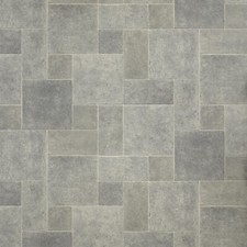 Vinyl Flooring Stone Tiles Grey Random Paving Slab Cushioned Bathroom Lino Roll