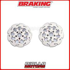 BRAKE DISC KIT BRAKING HARLEY DAVIDSON FLSTC FAT BOY 1340 1990 - FRONT + 