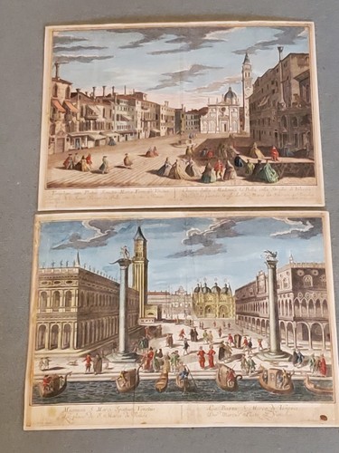 Antique pair engravings - engravings,