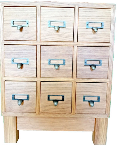 Drawer solid oak apothercary - drawer,