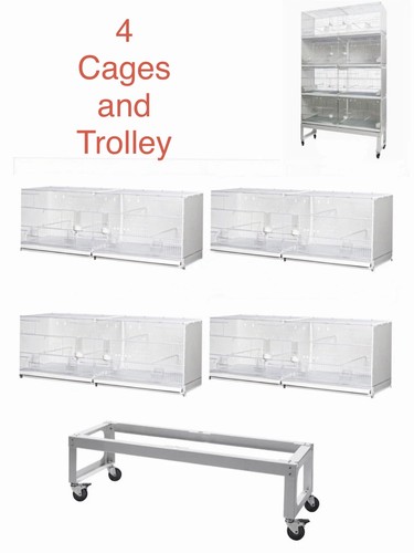 Double breeding cage - double,