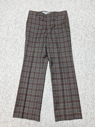 1970s vintage flannel dress - flannel,