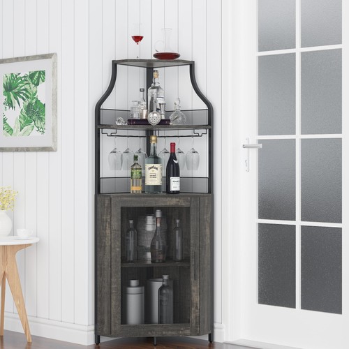 Corner wine rack drinks - wine,