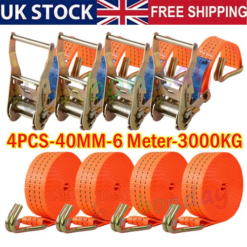 Heavy duty ratchet ties - 4x,