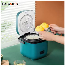1.2L Mini Rice Cooker Electric Cooker Steamer Food Warmer Automatic 1-2 People