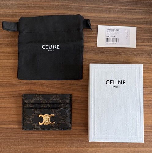 Celine triomphe card holder - celine,