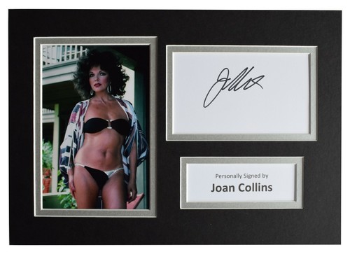 Joan collins signed autograph - collins,