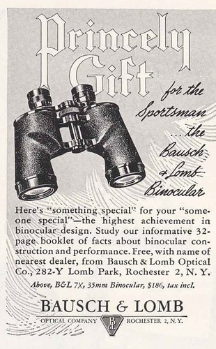1948 bausch lomb binoculars - &,