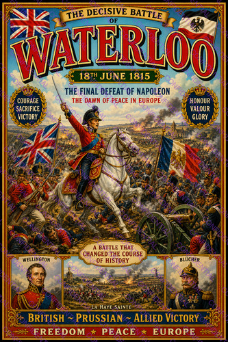 Battle waterloo belgium - of,