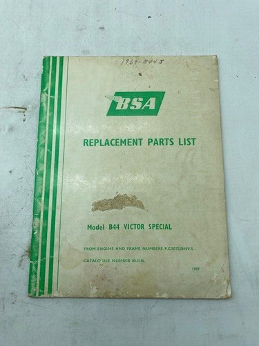 Bsa model b44 victor - b44, special