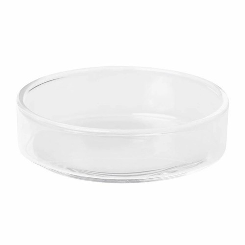 Clear glass shrimp - food, round