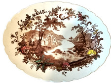 royal staffordshire pottery 'waterfall' plate , vintage/antique? collectors item