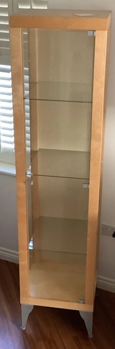 Ikea glass display cabinet - glass,