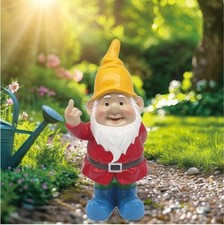 NAUGHTY NOVELTY GARDEN GNOME LARGE 14" GARDEN ORNAMENT NEW AND BOXED L&P