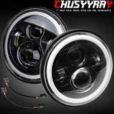 PAIR 7" INCH LED HEADLIGHTS E