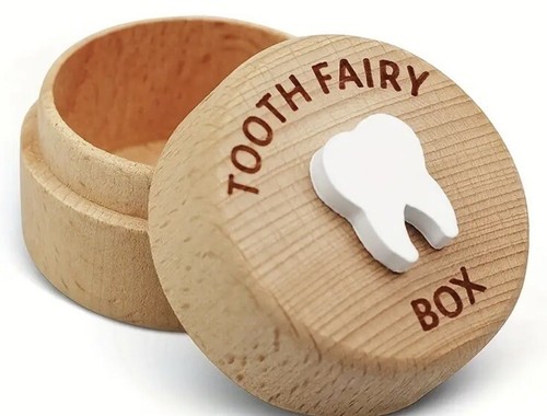 Wooden kids tooth - tooth, boxes