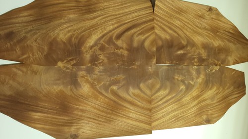 Flame mahogany veneer 7 - mahogany,