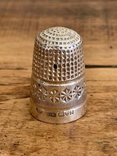 STERLING SILVER THIMBLE Chester 1906 Charles Horner