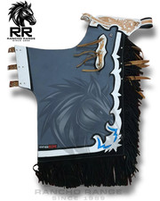 Pro Rodeo Leather Bull Riding Chaps | Western Cowboy Rodeo Gear – Custom Design