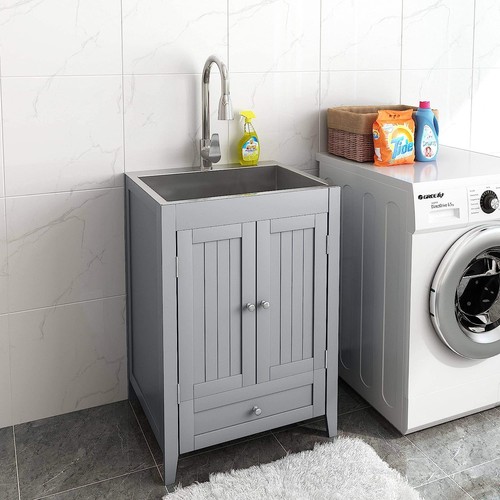 Stainless steel utility - stainless, sink
