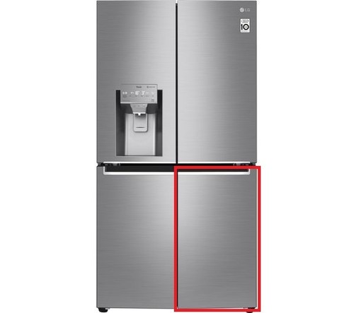 Genuine freezer right door - freezer,
