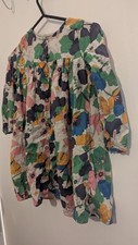 Girls Next Floral Butterfly Cat Long Sleeve Shirt Dress age Age 4-5