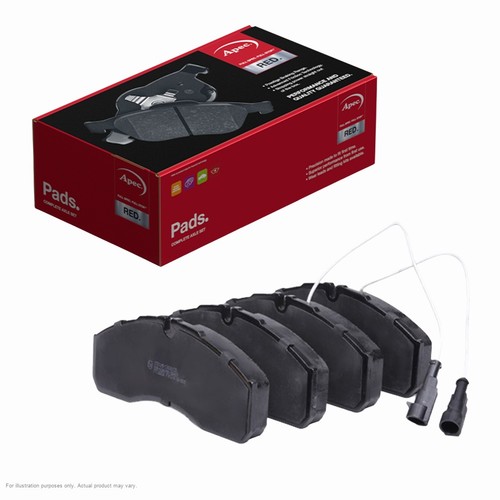 Apec front brake pad - front, set