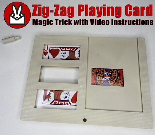Zig zag playing card magic - playing,