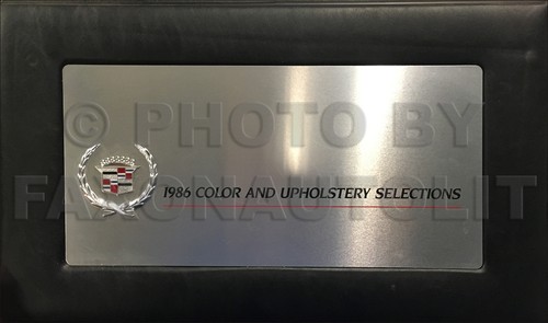 1986 cadillac color - cadillac,