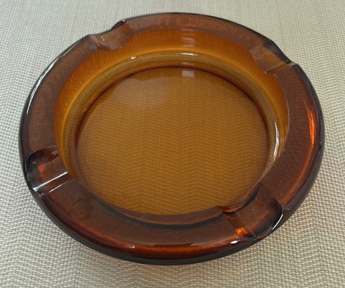 Vintage amber glass - glass, 8”
