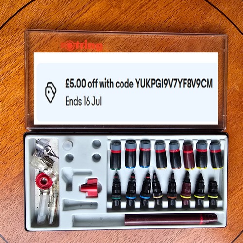 1970 rotring varioscript - varioscript, set