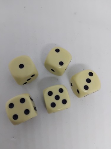 Set vintage bakelite dice - set,