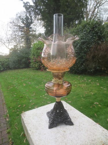Antique vintage brass glass - antique,