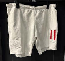 Umbro White England Football Shorts 2010 XL #11