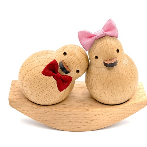 Wooden swinging duck - wooden,