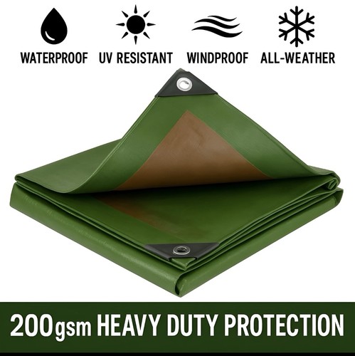Heavy duty tarpaulin 200gsm - heavy,