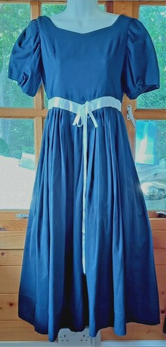 Vintage maxi navy - navy, bridesmaid