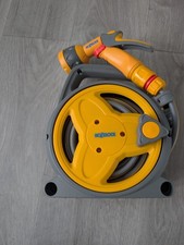 Hozelock 2425 10m Pico Reel Garden Hose Pipe & Multi Spray Gun Watering Camping