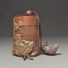 Inro Chicken Japanese Boxwood