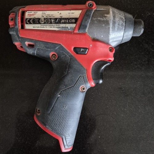 Milwaukee fuel m12cid impact - milwaukee,