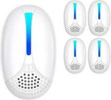 Ultrasonic Pest Repeller Plug-In Effortless Pest Control Cover 1,300sq.ft 4 PACK