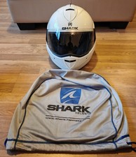 Shark Evoline Series 3 White Motorcycle Helmet - Size Medium - SEE DESCRIPTION
