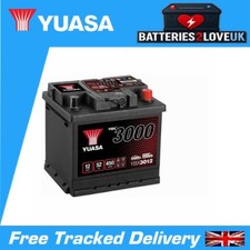 Yuasa YBX3012  - 12V 52Ah 450CCA - SMF Battery - 3yr Waranty