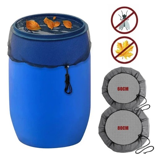 Rain barrel screen covers - covers,